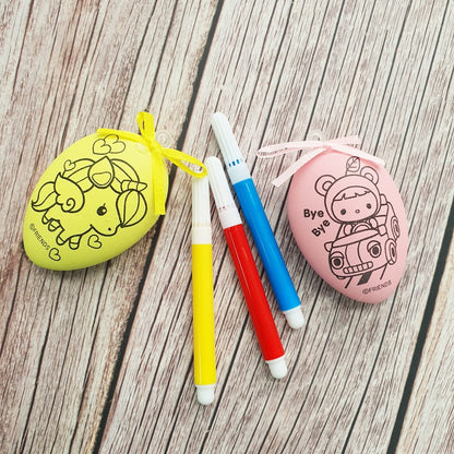 DIY Eggs Coloring Kids Children Toy Coloring Painting Holiday ActivitY