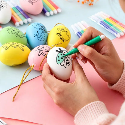 DIY Eggs Coloring Kids Children Toy Coloring Painting Holiday ActivitY