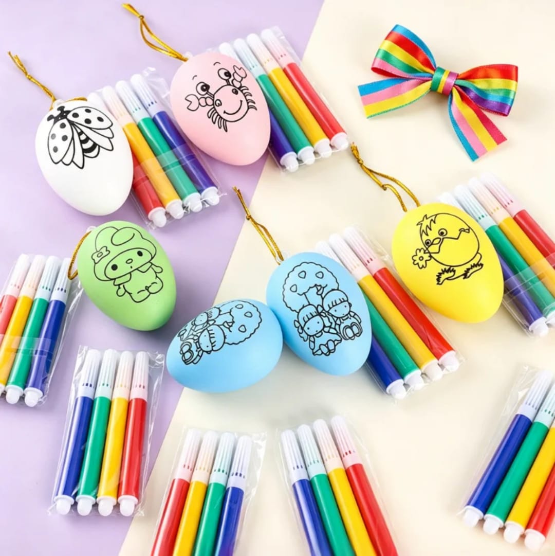 DIY Eggs Coloring Kids Children Toy Coloring Painting Holiday ActivitY