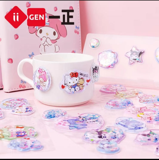 3D Water Sticker