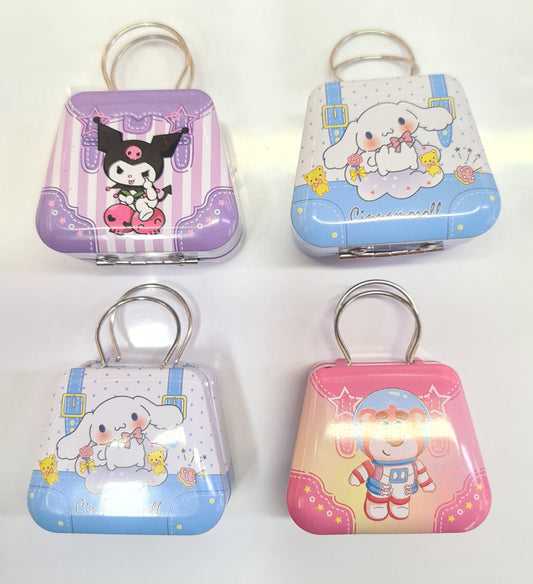 Mini purse metel body with accessories