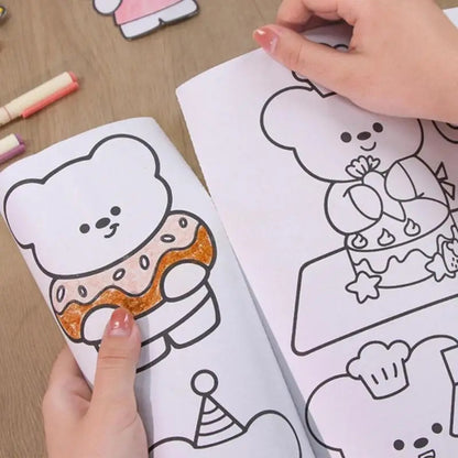 Coloring Paper Roll