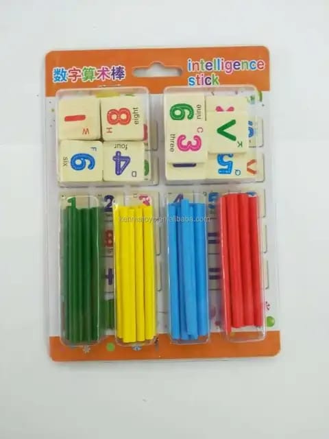 Wooden Number Stick Toy