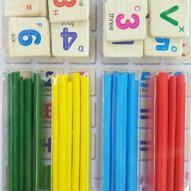 Wooden Number Stick Toy