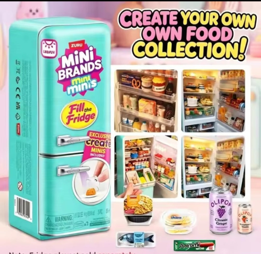 New ZURU Mini Brand Surprise Refrigerator Ball
Mysterious Toy Decoration Model
