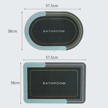 TOILET DOOR MAT