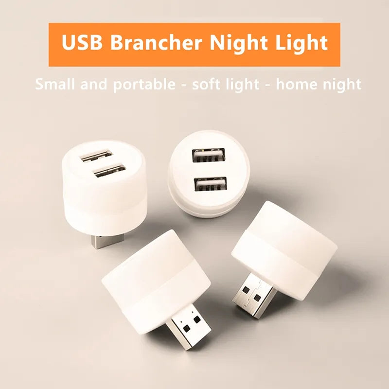 USB light with mobile charger