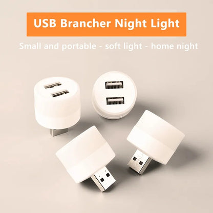 USB light with mobile charger