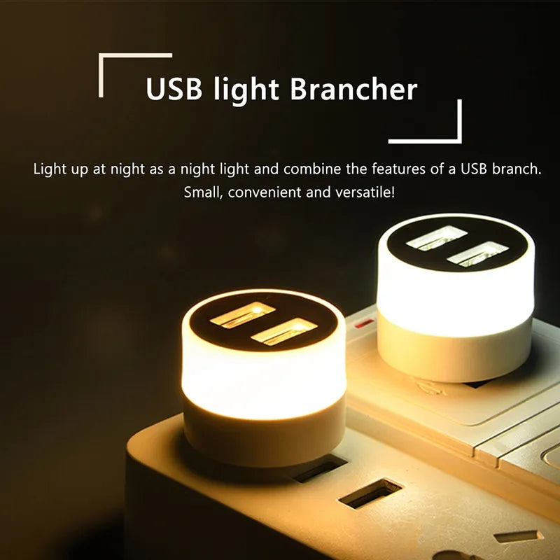 USB light with mobile charger